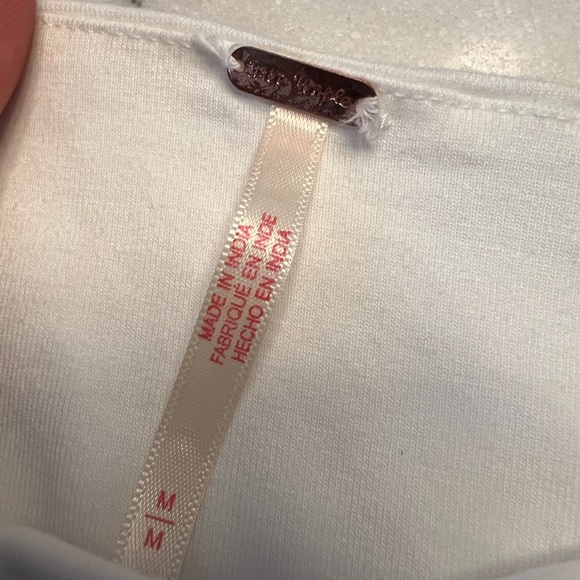 FREE PEOPLE White and Blue Top - Picture 3 of 3